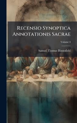 Recensio Synoptica Annotationis Sacrae - Samuel Thomas Bloomfield - cover