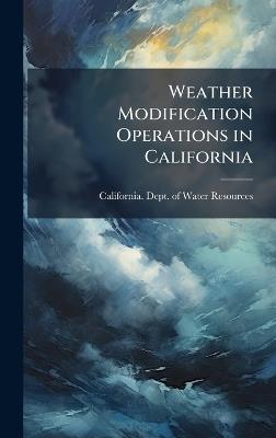 Weather Modification Operations in California - cover