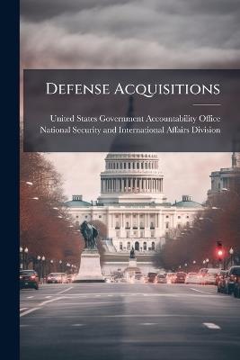 Defense Acquisitions - cover