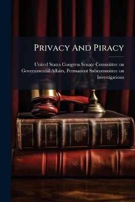 Privacy And Piracy - cover