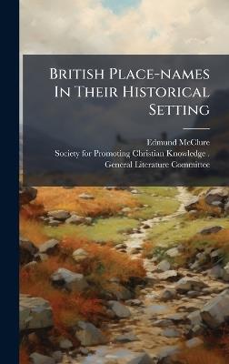 British Place-names In Their Historical Setting - Edmund McClure - cover
