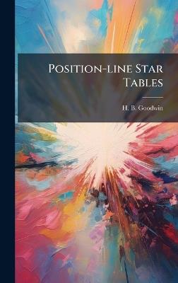 Position-line Star Tables - H B Goodwin - cover