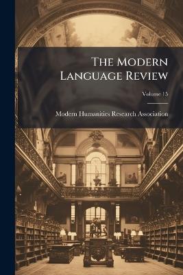 The Modern Language Review - cover
