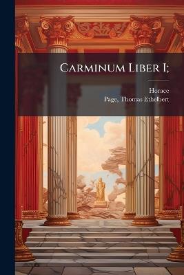 Carminum Liber I; - Horace - cover