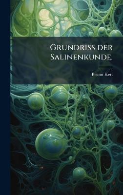 Grundriss der Salinenkunde. - Bruno Kerl - cover