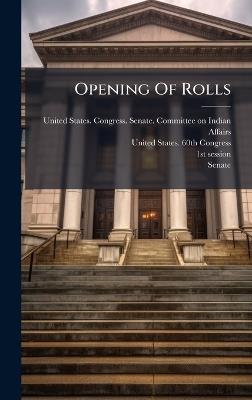 Opening Of Rolls - 1st Session - cover