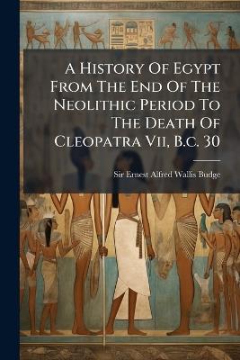 A History Of Egypt From The End Of The Neolithic Period To The Death Of Cleopatra Vii, B.c. 30 - cover