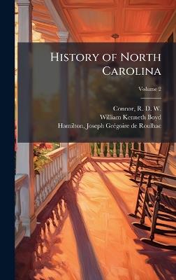 History of North Carolina - William Kenneth 1879-1938 Boyd - cover