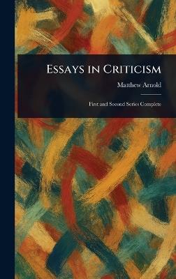 Essays in Criticism - Matthew Arnold - cover