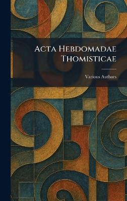 Acta Hebdomadae Thomisticae - cover