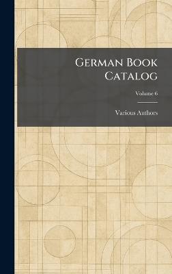 German Book Catalog - cover