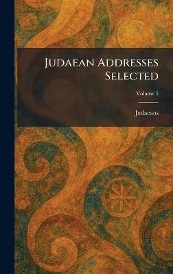 Judaean Addresses Selected - cover