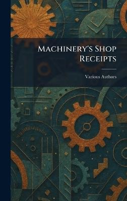 Machinery's Shop Receipts - cover