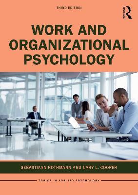 Work and Organizational Psychology - Sebastiaan Rothmann,Cary L. Cooper - cover
