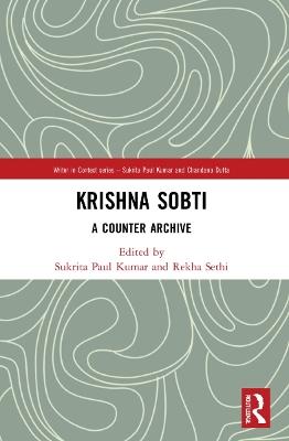 Krishna Sobti: A Counter Archive - cover