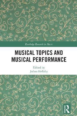 Musical Topics and Musical Performance - cover