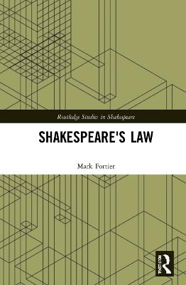 Shakespeare's Law - Mark Fortier - cover