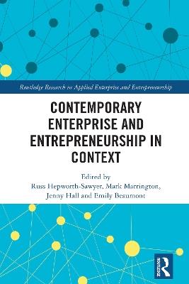Contemporary Enterprise and Entrepreneurship in Context - cover
