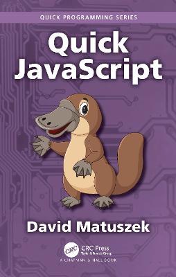 Quick JavaScript - David Matuszek - cover