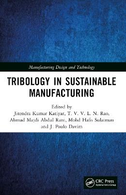 Tribology in Sustainable Manufacturing - cover