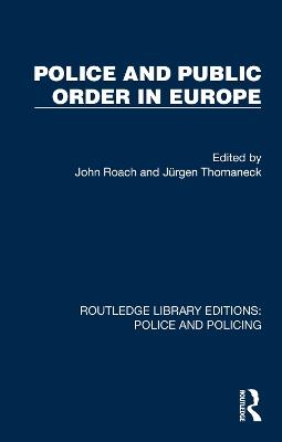 Police and Public Order in Europe - cover