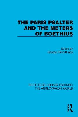 The Paris Psalter and the Meters of Boethius - cover