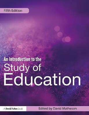An Introduction to the Study of Education - cover