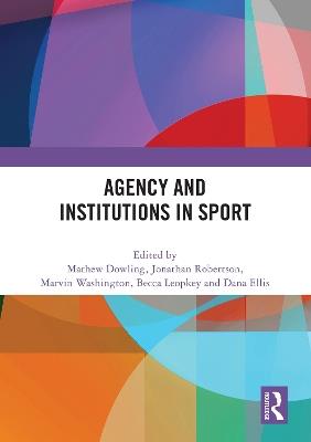 Agency and Institutions in Sport - cover