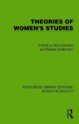 Theories of Women's Studies - cover