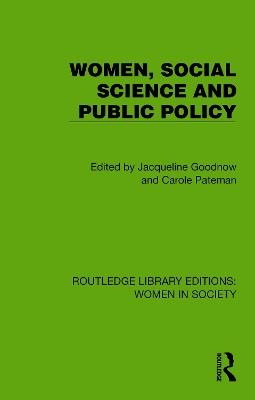Women, Social Science and Public Policy - cover