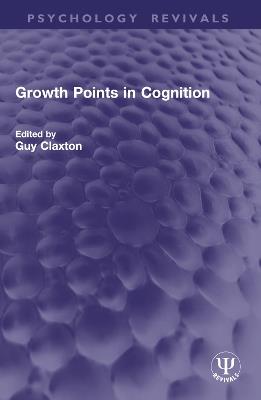 Growth Points in Cognition - cover