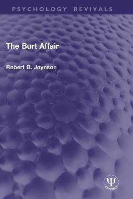 The Burt Affair - Robert B. Joynson - cover