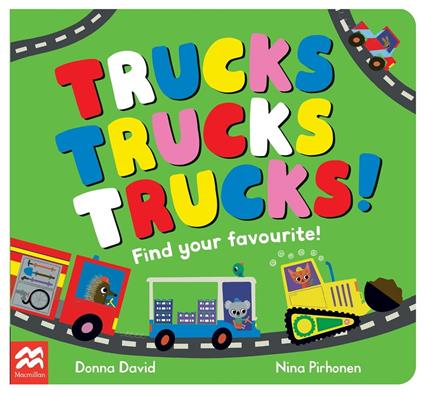 Trucks Trucks Trucks! - Donna David,Nina Pirhonen - ebook