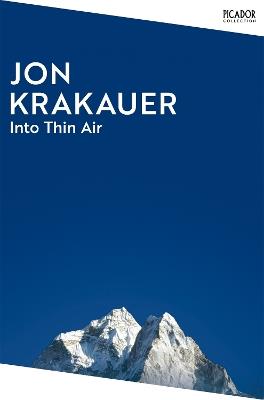 Into Thin Air: A Personal Account of the Everest Disaster - Jon Krakauer - cover