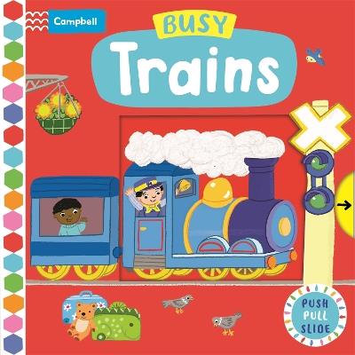 Busy Trains - Campbell Books - cover