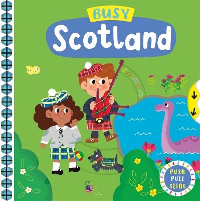 Busy Scotland: A Push, Pull, Slide Book - Campbell Books - cover