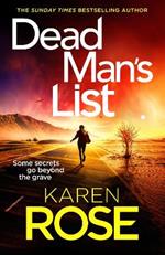 Dead Man's List: the gripping new thriller from the bestselling author