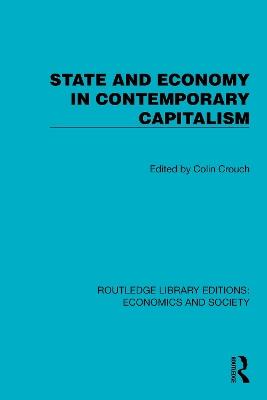 State and Economy in Contemporary Capitalism - cover
