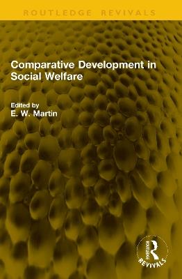 Comparative Development in Social Welfare - cover
