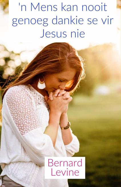 'n Mens kan nooit genoeg dankie se vir Jesus nie - Bernard Levine - ebook