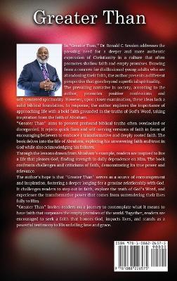 Greater Than: Principles from the Life of Abraham - Ronald C Session - cover