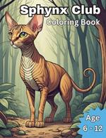 Sphynx Club Coloring Booklet