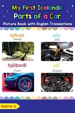 My First Icelandic Parts of a Car Picture Book with English Translations