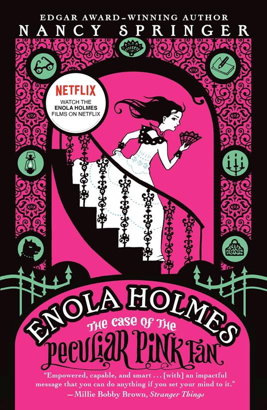 Enola Holmes: The Case of the Peculiar Pink Fan - Nancy Springer - ebook