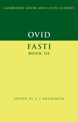 Ovid: Fasti Book 3 - cover