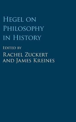 Hegel on Philosophy in History - cover