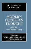The Cambridge History of Modern European Thought: Volume 1, The Nineteenth Century - cover