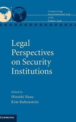 Legal Perspectives on Security Institutions - cover