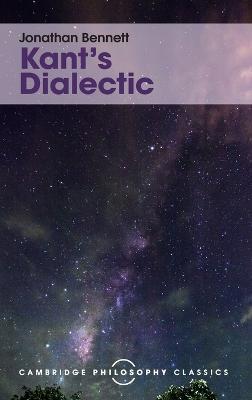 Kant's Dialectic - Jonathan Bennett - cover