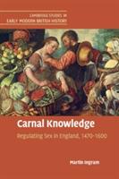 Carnal Knowledge: Regulating Sex in England, 1470–1600 - Martin Ingram - cover
